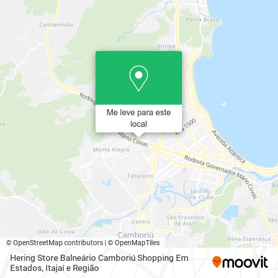 Hering Store Balneário Camboriú Shopping Em Estados mapa