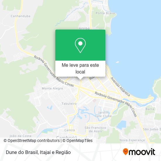 Dune do Brasil mapa