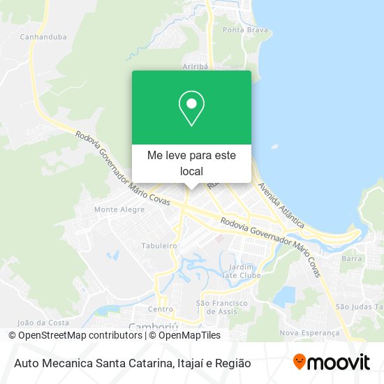 Auto Mecanica Santa Catarina mapa
