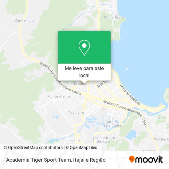 Academia Tiger Sport Team mapa