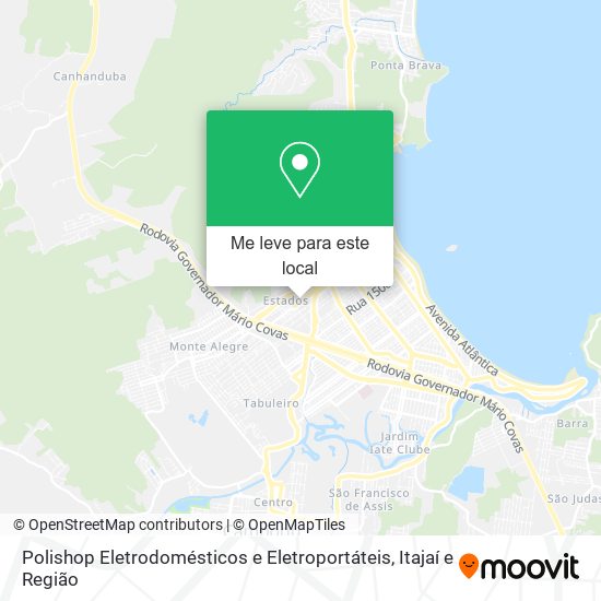 Polishop Eletrodomésticos e Eletroportáteis mapa