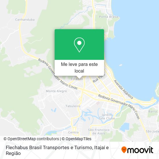 Flechabus Brasil Transportes e Turismo mapa
