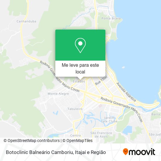Botoclinic Balneário Camboriu mapa