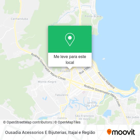 Ousadia Acessorios E Bijuterias mapa