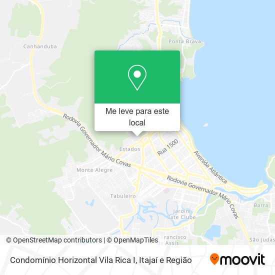 Condomínio Horizontal Vila Rica I mapa