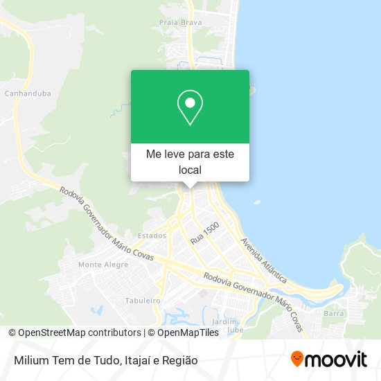 Milium Tem de Tudo mapa