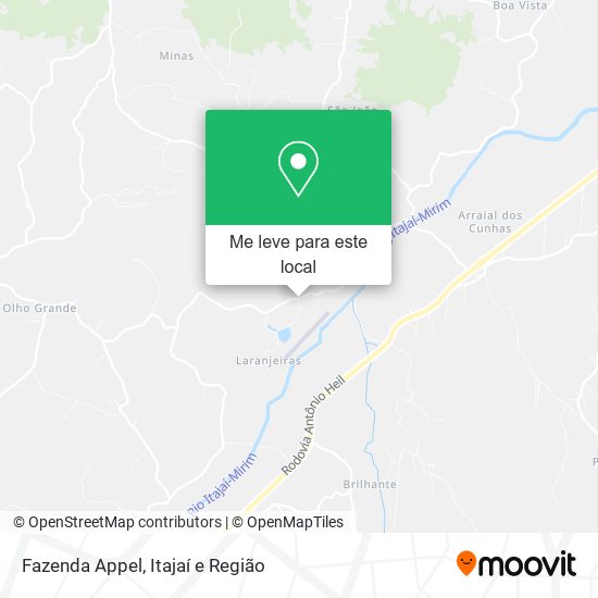 Fazenda Appel mapa