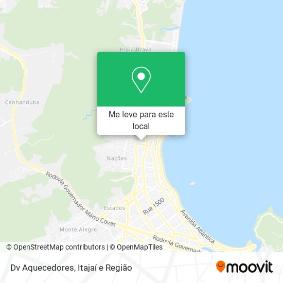 Dv Aquecedores mapa