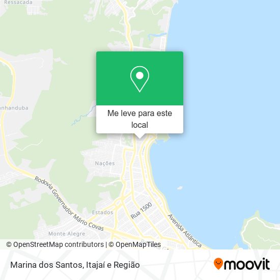 Marina dos Santos mapa
