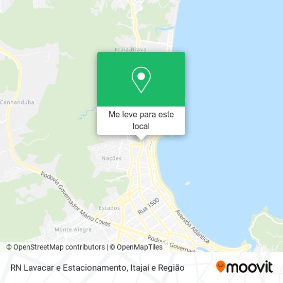 RN Lavacar e Estacionamento mapa