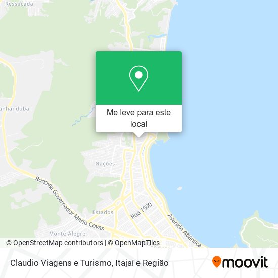 Claudio Viagens e Turismo mapa