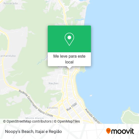 Noopy's Beach mapa