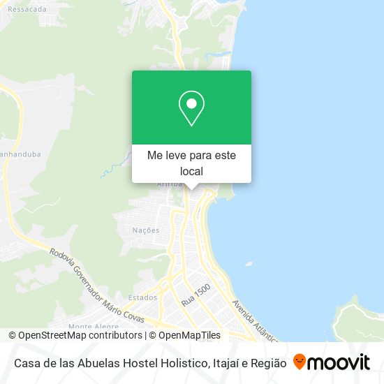Casa de las Abuelas Hostel Holistico mapa