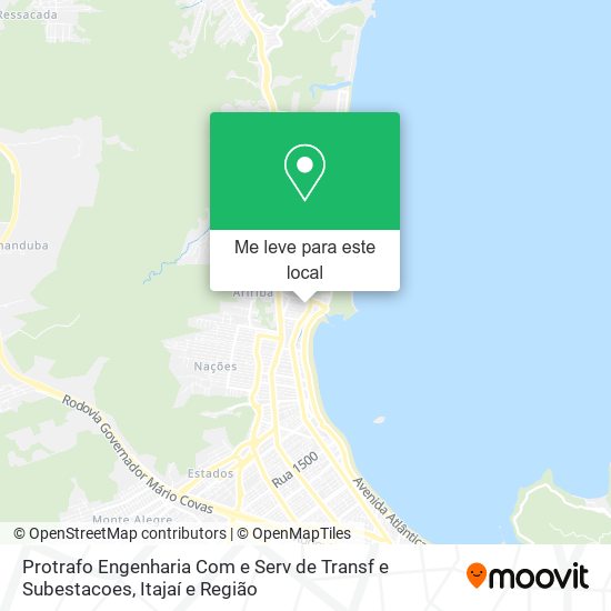 Protrafo Engenharia Com e Serv de Transf e Subestacoes mapa