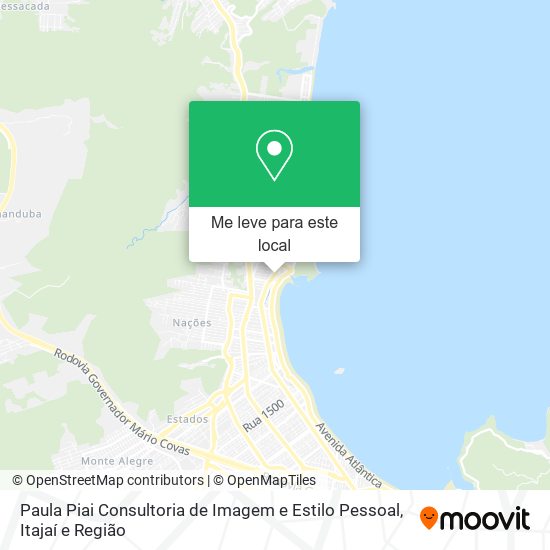 Paula Piai Consultoria de Imagem e Estilo Pessoal mapa
