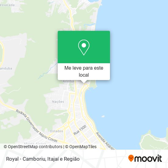 Royal - Camboriu mapa