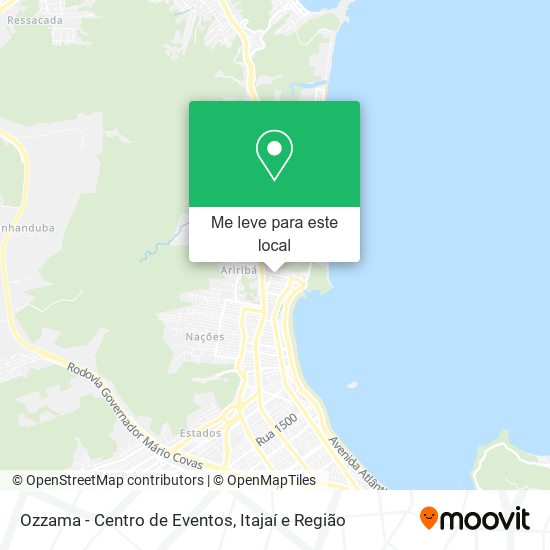 Ozzama - Centro de Eventos mapa