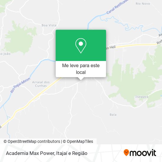 Academia Max Power mapa