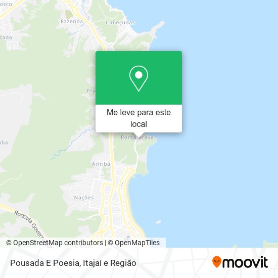 Pousada E Poesia mapa