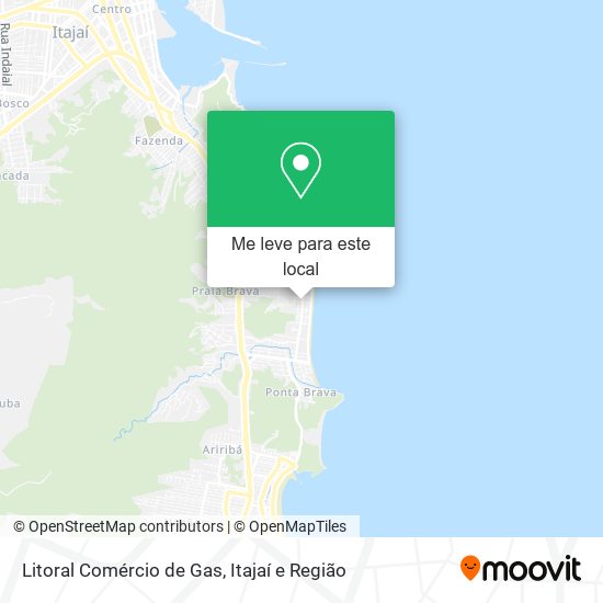 Litoral Comércio de Gas mapa