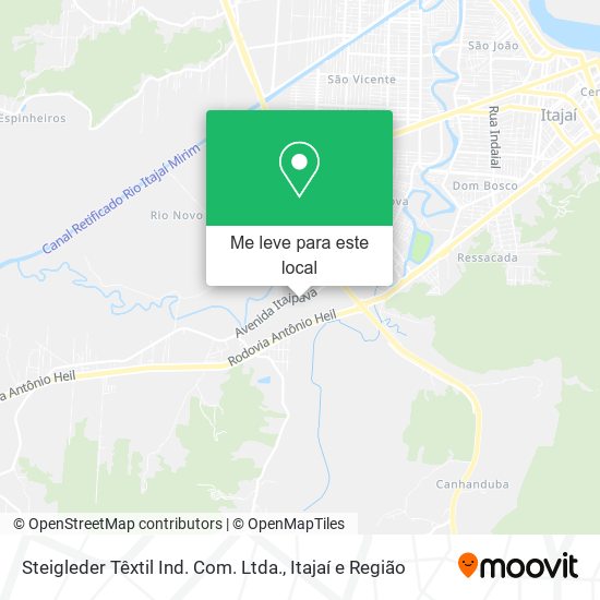 Steigleder Têxtil Ind. Com. Ltda. mapa