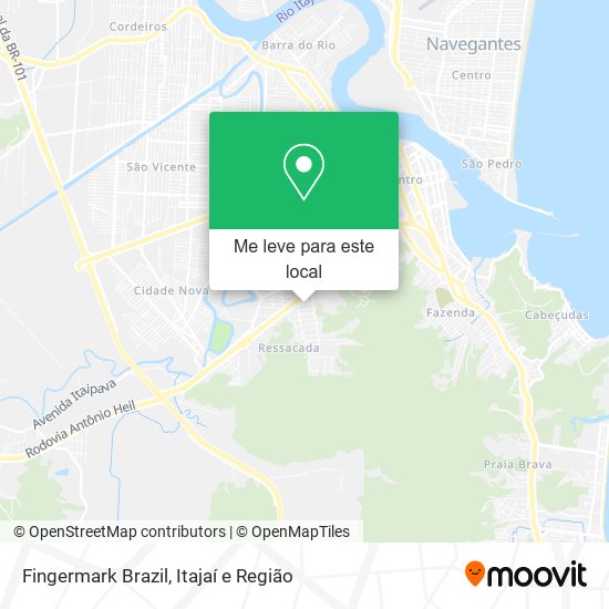 Fingermark Brazil mapa