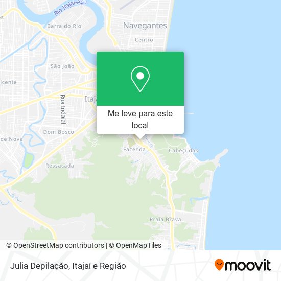 Julia Depilação mapa