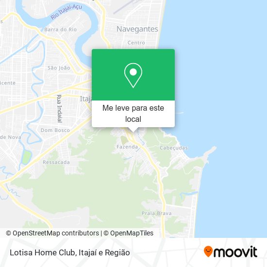 Lotisa Home Club mapa