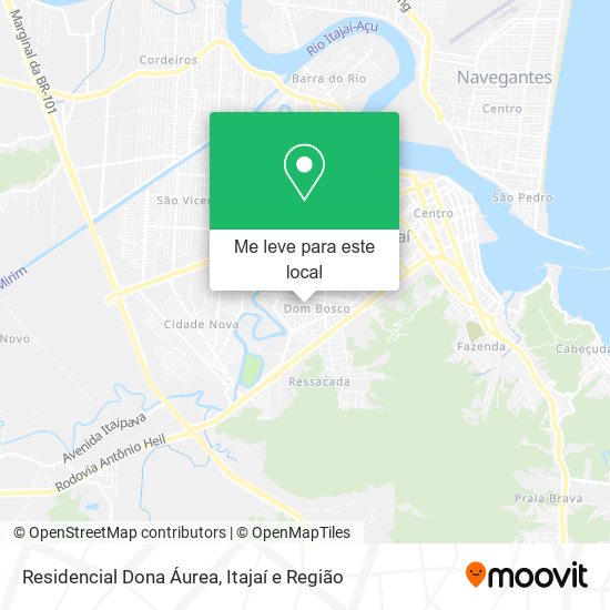 Residencial Dona Áurea mapa