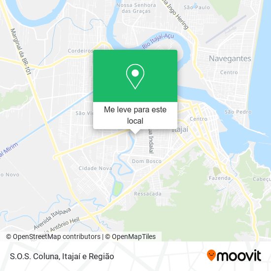S.O.S. Coluna mapa