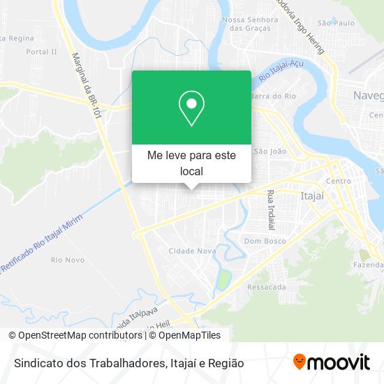 Sindicato dos Trabalhadores mapa
