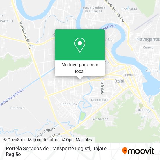 Portela Servicos de Transporte Logisti mapa