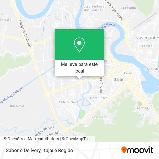 Sabor e Delivery mapa