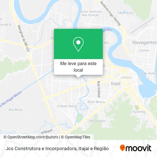 Jcs Construtora e Incorporadora mapa