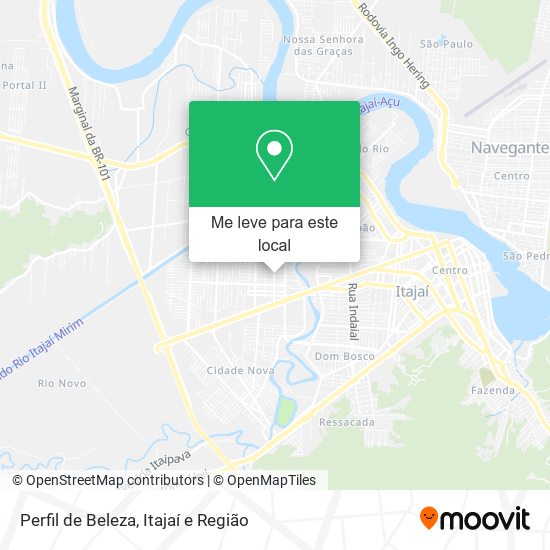 Perfil de Beleza mapa