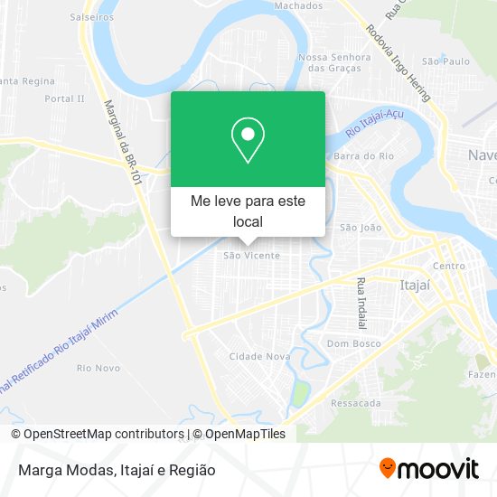 Marga Modas mapa