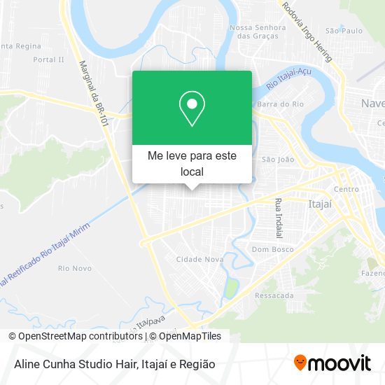 Aline Cunha Studio Hair mapa