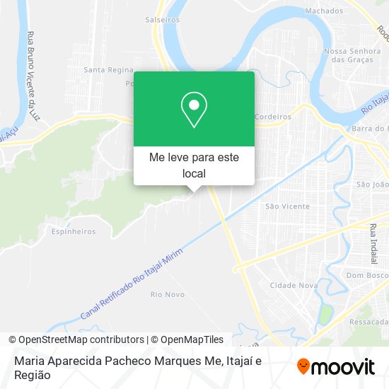 Maria Aparecida Pacheco Marques Me mapa