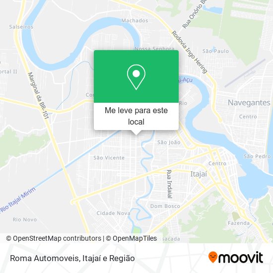 Roma Automoveis mapa