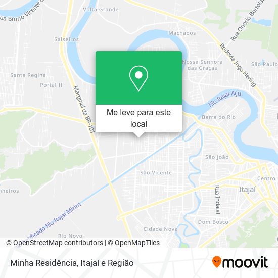 Minha Residência mapa