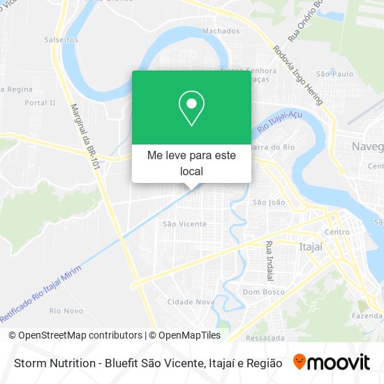Storm Nutrition - Bluefit São Vicente mapa