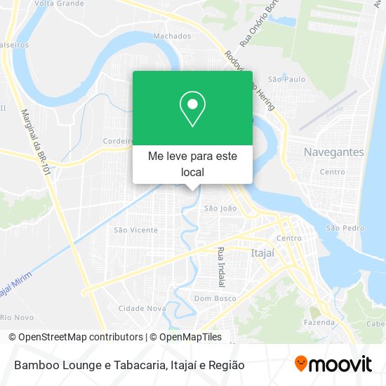 Bamboo Lounge e Tabacaria mapa
