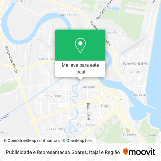 Publicidade e Representacao Soares mapa