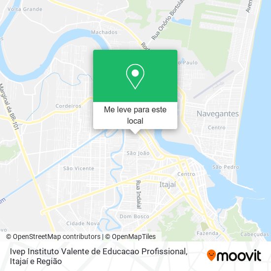 Ivep Instituto Valente de Educacao Profissional mapa