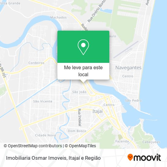 Imobiliaria Osmar Imoveis mapa