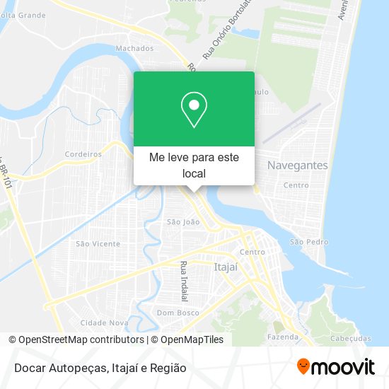 Docar Autopeças mapa