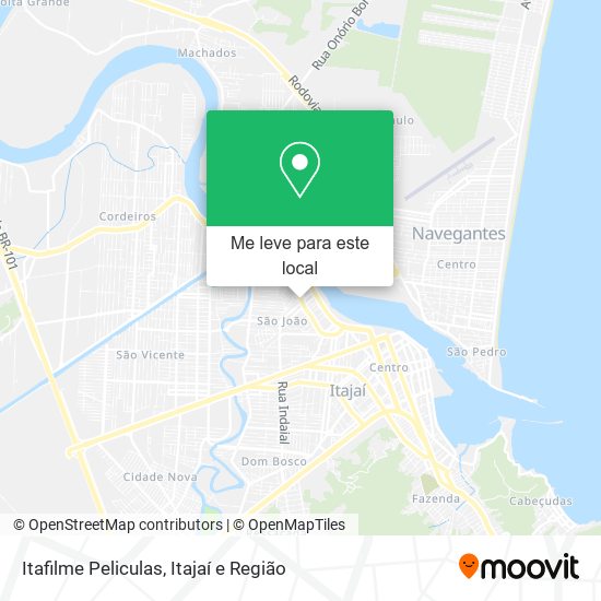 Itafilme Peliculas mapa