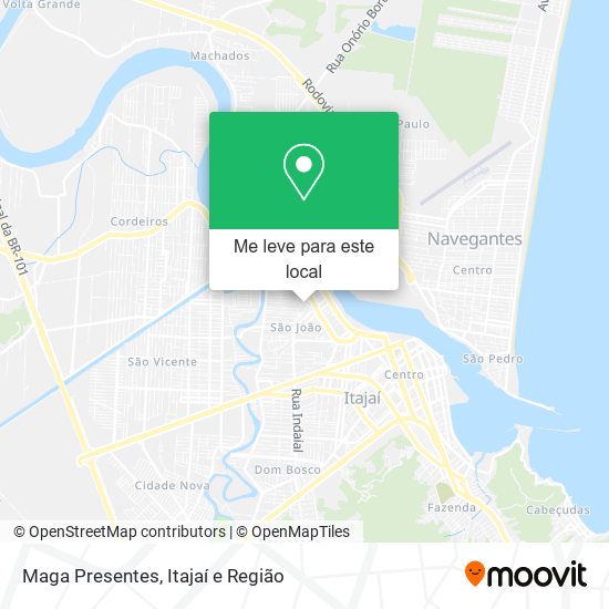 Maga Presentes mapa