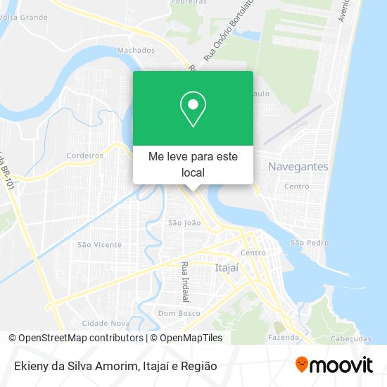 Ekieny da Silva Amorim mapa