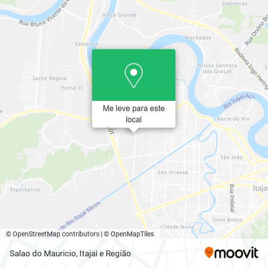 Salao do Mauricio mapa